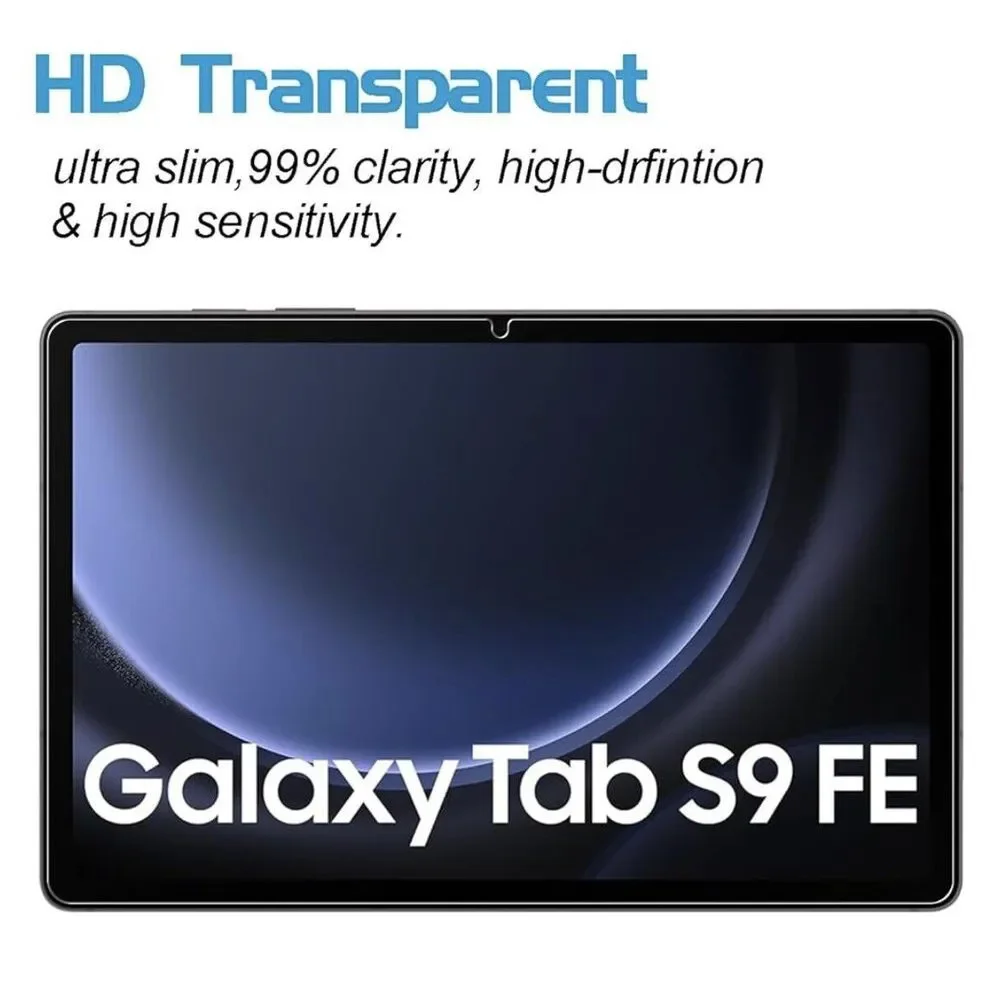 3PCS Galaxy Tab S9 FE 10.9 Inch Screen Protector Tempered Glass for Tab S9 FE 5G